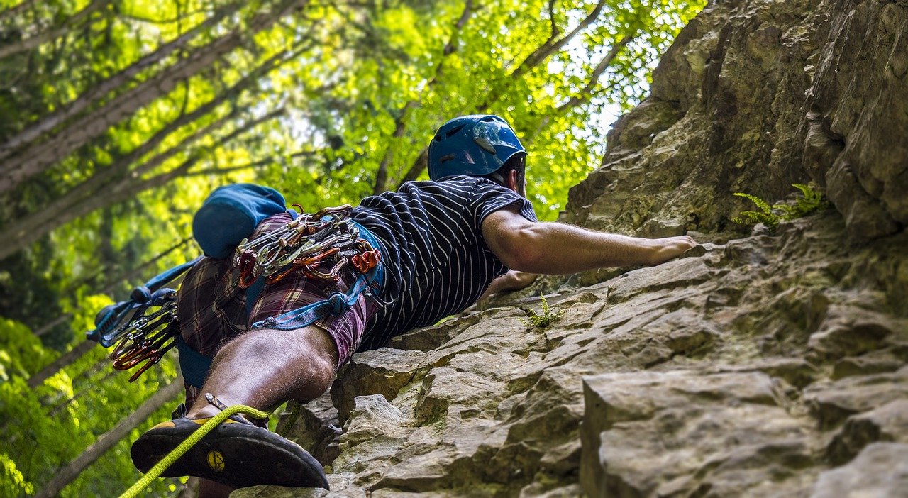 climber sport man